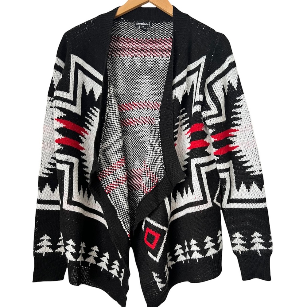 Open Front Long Sleeve Cardigan